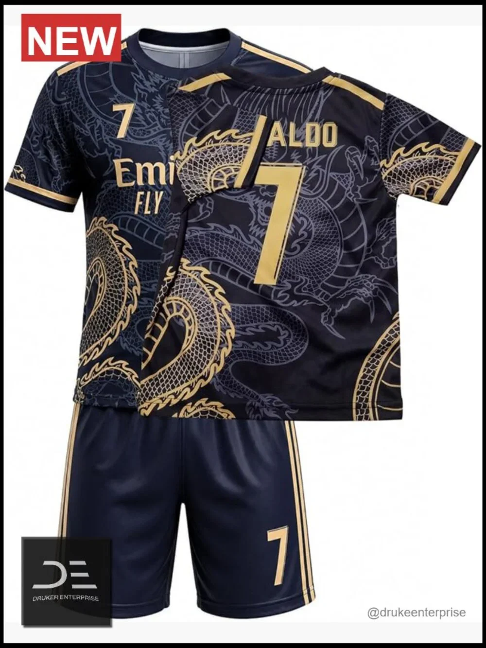 Dragon Soccer Jersey & Shorts Set for Kids Youth Kit
